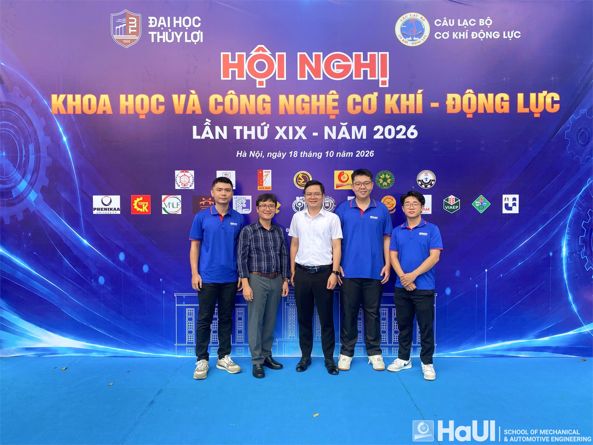 Trường Cơ khí – Ô tô, HaUI ghi dấu ấn tại hội nghị khoa học và công nghệ Cơ khí – Động lực lần thứ XIX