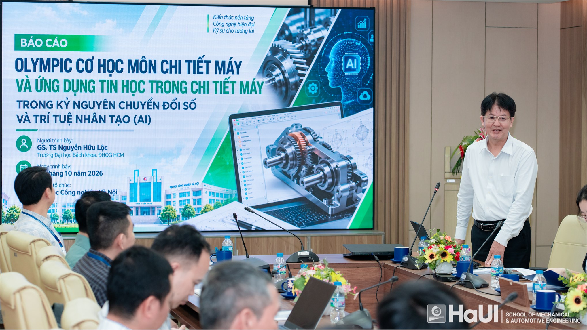 Hội thảo khoa học “Ứng dụng công nghệ số, mô phỏng tối ưu nhằm nâng cao chất lượng các cuộc thi Olympic Cơ học”